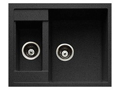 Granfest Мойка кухонная Quadro GF-Q610K Черный – фотография-1